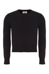 AMI ALEXANDRE MATTIUSSI AMI PARIS CREW-NECK CASHMERE SWEATER