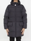Moncler Bosona Long Down Jacket In Black