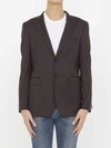 TONELLO BROWN SINGLE-BREASTED JACKET
