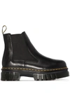 Dr. Martens Audrick 27148001 Black Leather Platform Chelsea Boot Zogg258 In Black