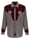 Maison Margiela Multi Color Pendleton Insert Shirt With In Multicolor