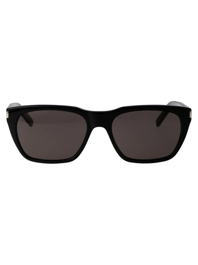 Saint Laurent Sl 598 Sunglasses In 001 Black Black Black