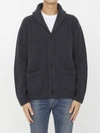 Roberto Collina Men's Wool And Cashmere Cardigan In Grey