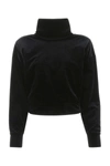 SAINT LAURENT SAINT LAURENT WOMAN BLACK VELVET TOP