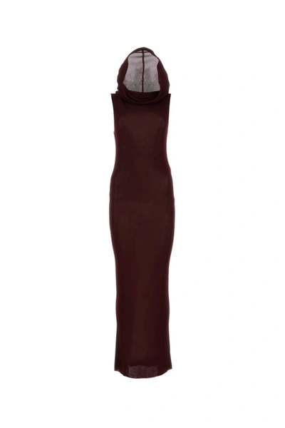 ワンピース Saint Laurent LONG DRESS (745646Y76BM 6015) Hooded dress SAINT LAURENT 745646 Y76BM6015 - Ancote