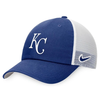 Nike Kansas City Royals Heritage86  Men's Mlb Trucker Adjustable Hat In Blue