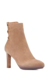 Aquatalia Romea Three-button Platform Ankle Booties In Champagne