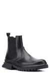 Aquatalia Men's Enrico Weatherproof Leather Chelsea Boots In Black