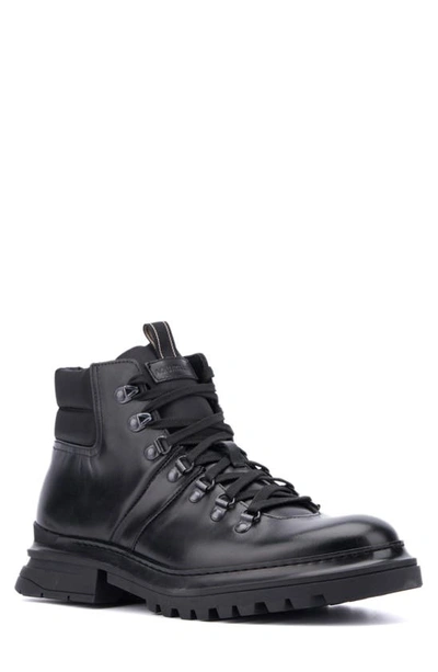 Aquatalia Men's Edwin Weatherproof Leather Lace-up Ankle Boots In Black