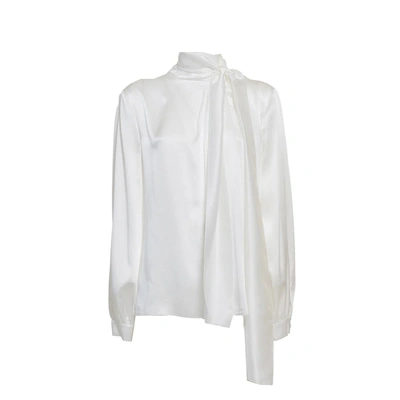 Alberta Ferretti Shirt With Scarf Clothing In White