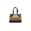 BALLY BALLY SAND BAR KEEP ON XS CANVAS SHOULDER BAG BALLY