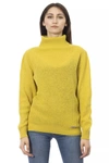 BALDININI TREND BALDININI TREND ELEGANT YELLOW TURTLENECK WOMEN'S SWEATER