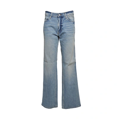 Gauchère Straight-leg-jeans Mit Cut-outs In Blue