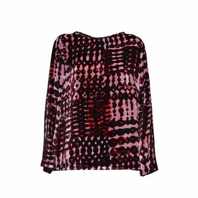 Gianluca Capannolo Printed Oversized Top In Multicolour/rosso