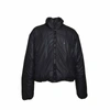 M44 LABEL GROUP M44 LABEL GROUP BLACK BOMBER JACKET WITH BACK LOGO PRINT 44 LABEL GROUP