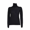Max Mara Black High Neck Sweater In Wool Woman In Black