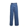 PAURA PAURA BLUE COTTON VIVIENNE CARGO DENIM JEANS PAURA