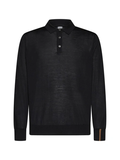 Caruso Polo Shirt In Black