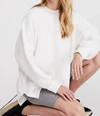 Free People Easy Street Tunic Sweater In White