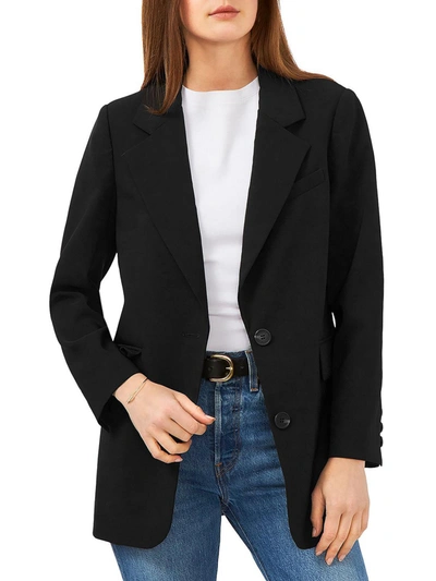 Vince Camuto Womens Office Business Two-button Blazer In Black