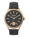 VERSUS COLONNE LEATHER WATCH