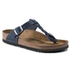 Birkenstock Gizeh Braided In Dusty Blue In Blue