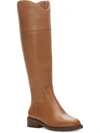 VINCE CAMUTO ALFELLA WOMENS LEATHER SIDE ZIP OVER-THE-KNEE BOOTS