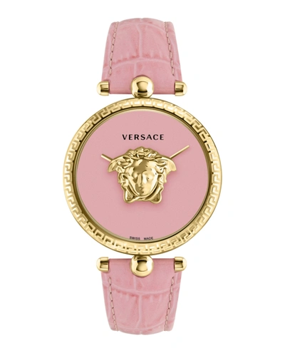 Versace Palazzo Empire Strap Watch In Gold