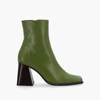 Alohas South Leather Boots In Green