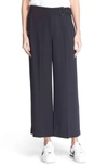 A.L.C WOMEN'S EMILY GAUCHO MID-RISE BELTED PANTS IN NAVY