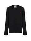 Ami Alexandre Mattiussi Ami De Coeur Logo-embroidered Jumper