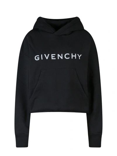 Miu Miu Givenchy Logo Printed Hoodie In New