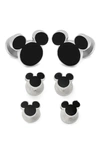 Cufflinks, Inc . X Disney® Mickey Mouse Cuff Link & Stud Set In Black