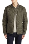 TENTREE DIAMOND QUILTED WATER RESISTANT BOMBER JACKET