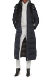 Moose Knuckles Cloud Long Parka Down Jacket In Black