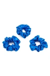 BLISSY BLISSY 3-PACK SILK SCRUNCHIES