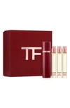 TOM FORD PRIVATE BLEND CHERRIES FRAGRANCE TRAVEL SET & ATOMIZER USD $ 238 VALUE