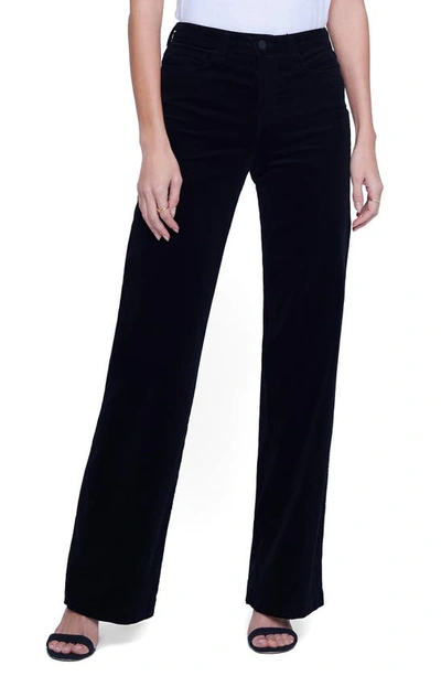 L Agence Clayton Jeans Mit Weitem Bein In Black