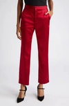 L'agence Rebel Trousers In Dark Tango Red