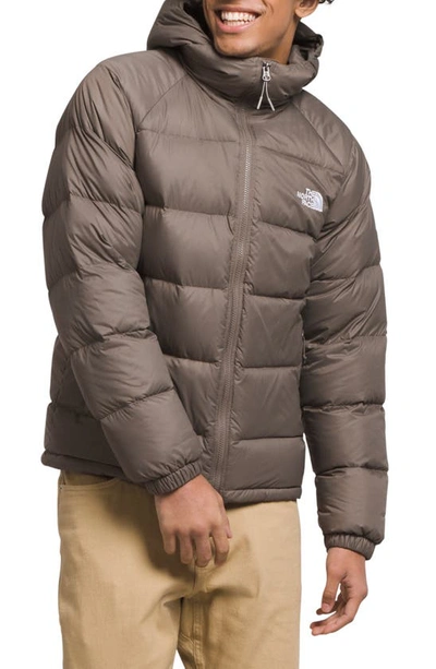 The North Face Taupe Hydrenalite Down Jacket In Falcon Brown
