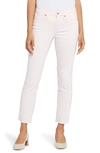 NYDJ SHERI FRAYED HEM SLIM JEANS