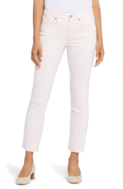 NYDJ SHERI FRAYED HEM SLIM JEANS