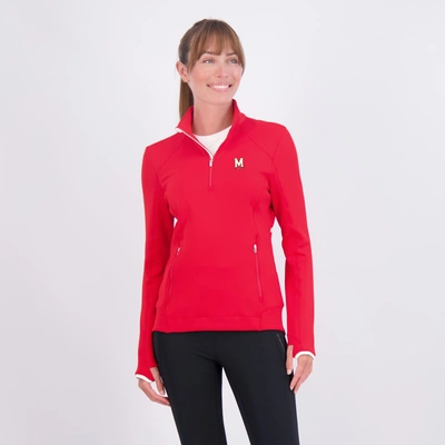 Zero Restriction University Of Maryland | Sofia Z500 Pullover | Collegiate In Bright Red