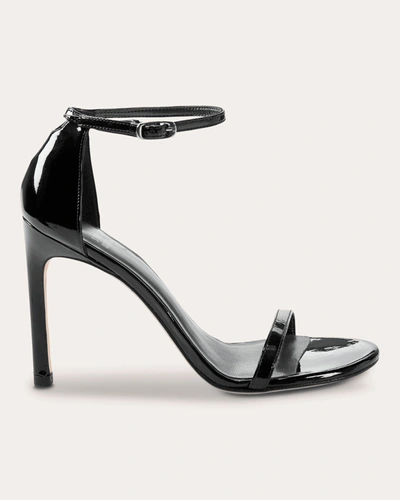 Stuart Weitzman Women's Nudistsong Patent-leather Sandal In Black