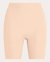 Commando Classic Control Beige Shapewear Shorts In Tan