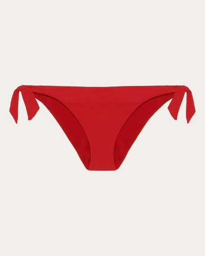 La Perla Low-rise Bikini Briefs In Red