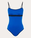 LA PERLA WOMEN'S ACTIVE BEACH COLOR BLOCK ONE PIECE