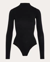 Commando Ballet Body Mockneck Bodysuit In Black