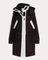 Caalo Water-resistant Sustainable Convertible Trench In Black
