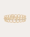 Natori Yin-yang Diamond Shangri-la Curb Chain Bracelet | Diamonds/yellow Gold In Gold